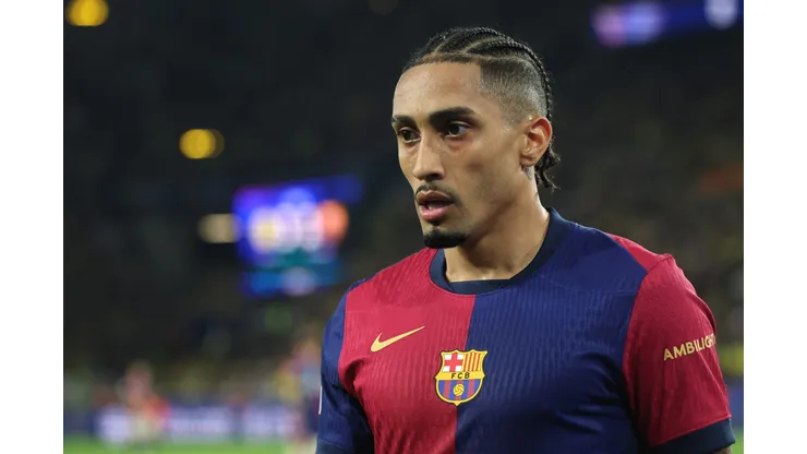 Raphinha é contra a realização do Mundial. Foto: Alex Grimm/Getty Images)