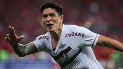 Germán Cano em partida pelo Fluminense. Foto: Maxi Franzoi/AGIF