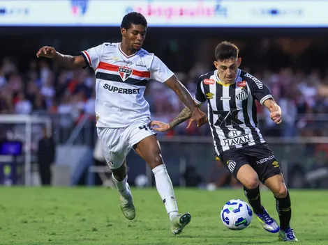 Santos e São Paulo estão empatados nos duelos em 2025 e o time mandante leva vantagem