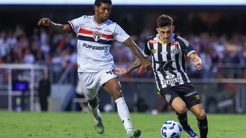 Santos perdeu para o São Paulo na última rodada do Brasileirão. Foto: Marcello Zambrana/AGIF