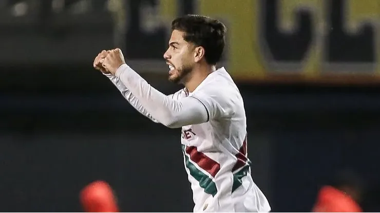 Nonato comemorando gol pelo Fluminense. Reprodução Instagram