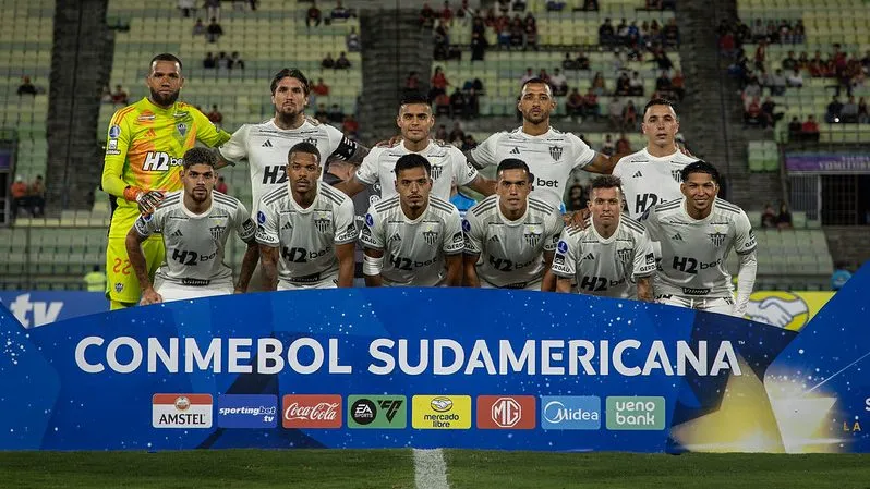 Atlético contra o Caracas pela Sul-Americana. Foto: Pedro Souza/Atlético-MG
