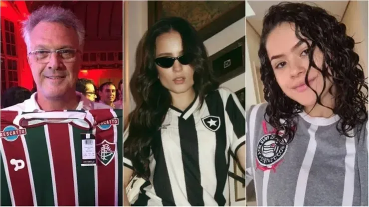 Para que time torcem as maiores celebridades do Brasil.