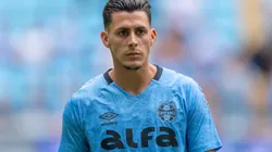 RS - PORTO ALEGRE - 13/04/2025 - BRASILEIRO A 2025, GREMIO X FLAMENGO - Cristian Pavon jogador do Gremio durante partida contra o Flamengo no estadio Arena do Gremio pelo campeonato Brasileiro A 2025. Foto: Liamara Polli/AGIF