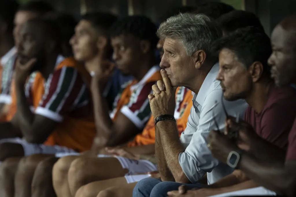 RJ – RIO DE JANEIRO – 20/04/2025 – BRASILEIRO A 2025, FLUMINENSE X VITORIA – Renato Gaucho tecnico do Fluminense durante partida contra o Vitoria no estadio Maracana pelo campeonato Brasileiro A 2025. Foto: Jorge Rodrigues/AGIF