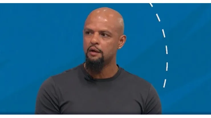 Felipe Melo, ex-jogador e comentarista do SporTV (Reprodução/SporTv)