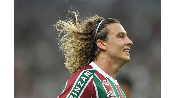 Canobbio jogador do Fluminense durante partida contra o Vitoria no estádio Maracanã pelo campeonato Brasileiro A 2025. Foto: Thiago Ribeiro/AGIF
