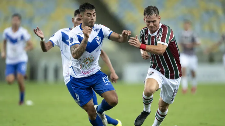 Lavega jogador do Fluminense durante partida contra o San Jose no estádio Maracanã pelo campeonato Copa Sul-americana 2025.