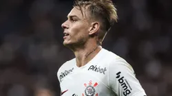 Róger Guedes durante partida entre Corinthians e Remo, na Neo Química Arena, pela Copa do Brasil 2023.