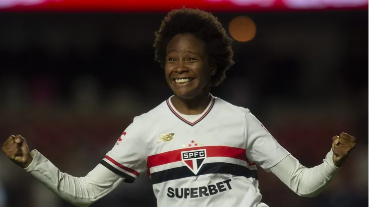 Jogadora São Paulo. Foto: Anderson Romão/AGIF