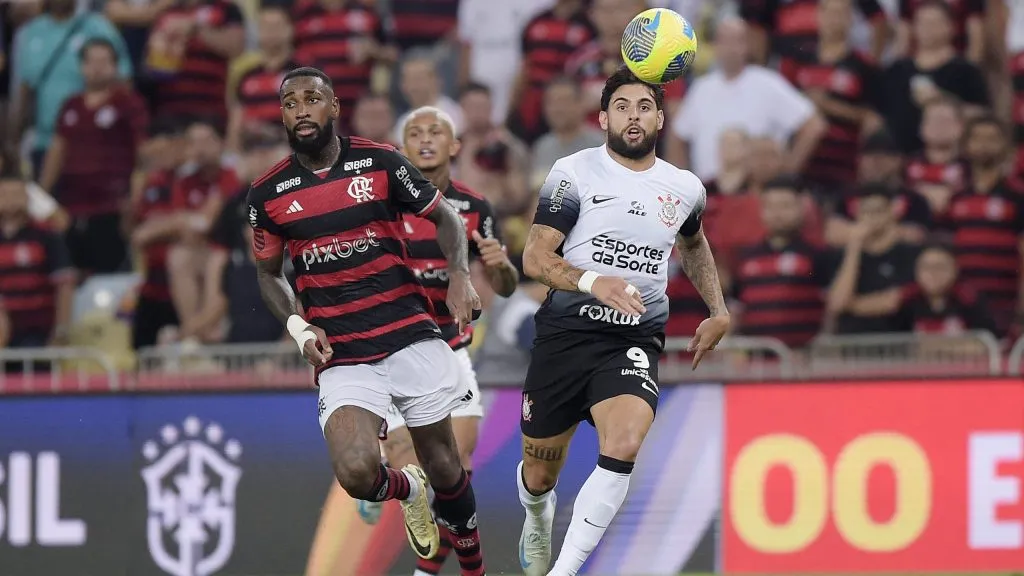 Flamengo x Corinthians se enfrentam no Maracanã. Foto: Alexandre Loureiro/AGIF