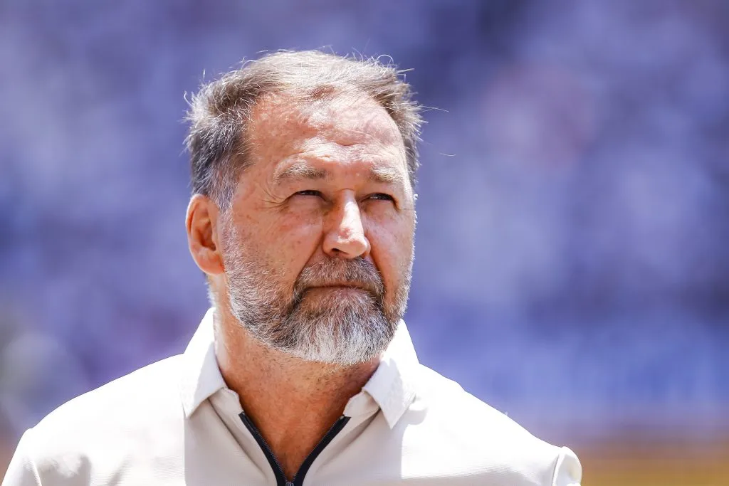SP – SAO PAULO – 20/11/2024 – BRASILEIRO A 2024, CORINTHIANS X CRUZEIRO – Augusto Melo presidente do Corinthians durante partida contra o Cruzeiro no estadio Arena Corinthians pelo campeonato Brasileiro A 2024. Foto: Marco Miatelo/AGIF