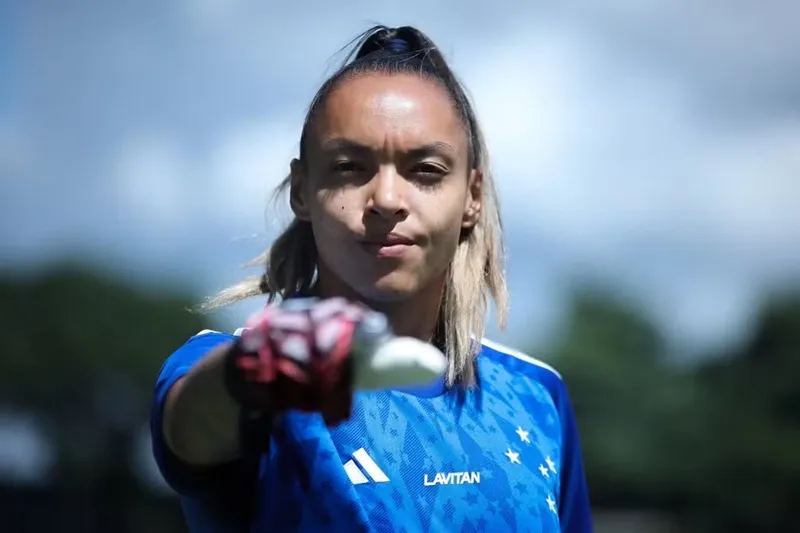Taty Amaro, de brilha no gol do Cruzeiro e teve passagem importante pela Seleção Brasileira — Foto: Gustavo Martins / Cruzei