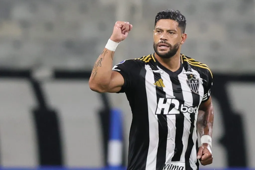Hulk jogador do Atletico comemora seu gol – Foto: Gilson Lobo/AGIF