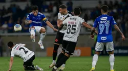 Lucas Romero jogador do Cruzeiro durante partida contra o Vasco - Foto: Fernando Moreno/AGIF