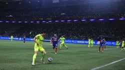 Raphael Veiga, jogador do Palmeiras, durante partida contra o Bahia no estadio Arena Allianz Parque pelo campeonato Brasileiro A 2024. Foto: Ettore Chiereguini/AGIF