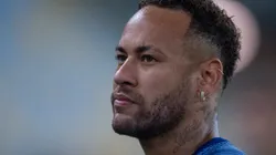 Neymar durante partida entre Fluminense e Santos, no Maracanã, pelo Brasileirão.