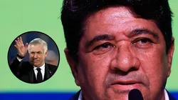 Ancelotti negocia com a CBF. Fotos: Buda Mendes/Getty Images e Denis Doyle/Getty Images.