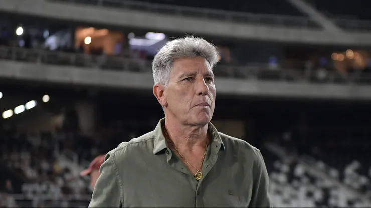 RJ - RIO DE JANEIRO - 26/04/2025 - BRASILEIRO A 2025, BOTAFOGO X FLUMINENSE - Renato Gaucho tecnico do Fluminense durante partida contra o Botafogo no estadio Engenhao pelo campeonato Brasileiro A 2025. Foto: Thiago Ribeiro/AGIF