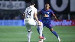 JP Chermont jogador do Santos durante partida contra o Bragantino - Foto: Reinaldo Campos/AGIF