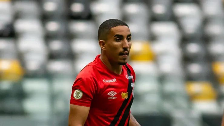 Christian jogador do Athletico-PR durante partida contra o Atletico-MG no estadio Arena MRV pelo campeonato Brasileiro A 2024. Foto: Fernando Moreno/AGIF