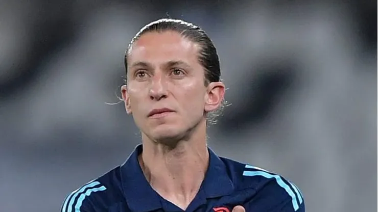 RJ - RIO DE JANEIRO - 01/03/2025 - CARIOCA 2025, VASCO X FLAMENGO - Filipe Luis tecnico do Flamengo durante partida contra o Vasco no estadio Engenhao pelo campeonato Carioca 2025.