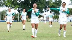 Thaís Lane marcou o primeiro gol do Verdão - Foto: Paloma Cassiano/Palmeiras