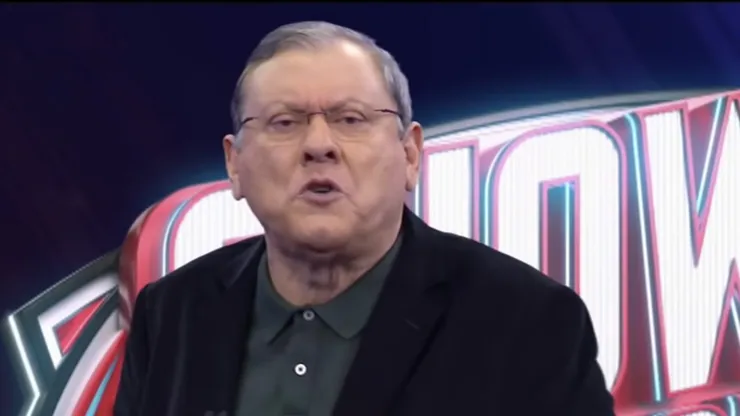 Milton Neves em programa esportivo na Band - Foto: Reprodução/TV Bandeirantes.