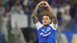 MG - BELO HORIZONTE - 29/03/2025 - BRASILEIRO A 2025, CRUZEIRO X MIRASSOL - Dudu jogador do Cruzeiro comemora seu gol durante partida contra o Mirassol no estadio Mineirao pelo campeonato Brasileiro A 2025. Foto: Gilson Lobo/AGIF