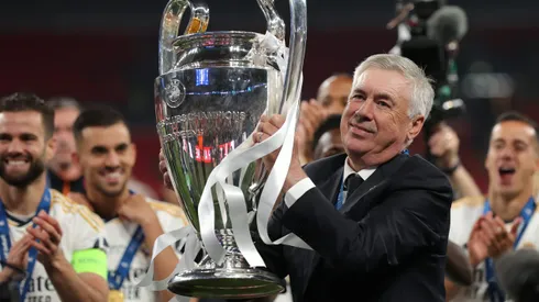 Carlo Ancelotti, treinador do Real Madrid - Foto: Alex Pantling/Getty Images