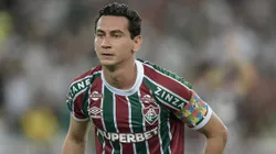 Ganso jogador do Fluminense durante partida contra o Vitoria no estádio Maracanã pelo campeonato Brasileiro A 2025.