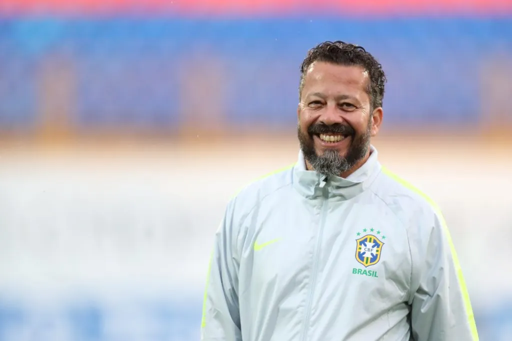 Cléber Xavier, na época de Seleção Brasileira – Foto: Lucas Figueiredo/CBF