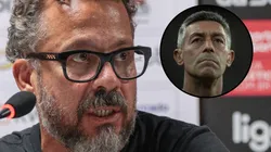 Cléber Xavier e Pedro Caixinha. Fotos: Robson Mafra/AGIF e Jorge Rodrigues/AGIF