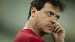 Fernando Diniz durante partida entre Fluminense e Sampaio Corrêa, no Maracanã, pela Copa do Brasil 2024.