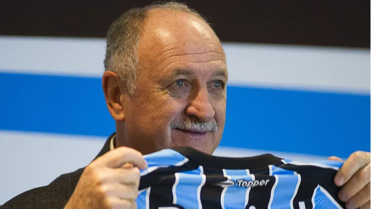Felipão no Grêmio. Foto: Ramiro Furquim/AGIF