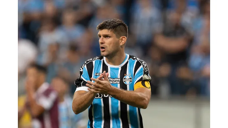 Walter Kannemann jogador do Gremio durante partida contra o Caxias no estadio Arena do Gremio pelo campeonato Gaucho 2024. Foto: Liamara Polli/AGIF