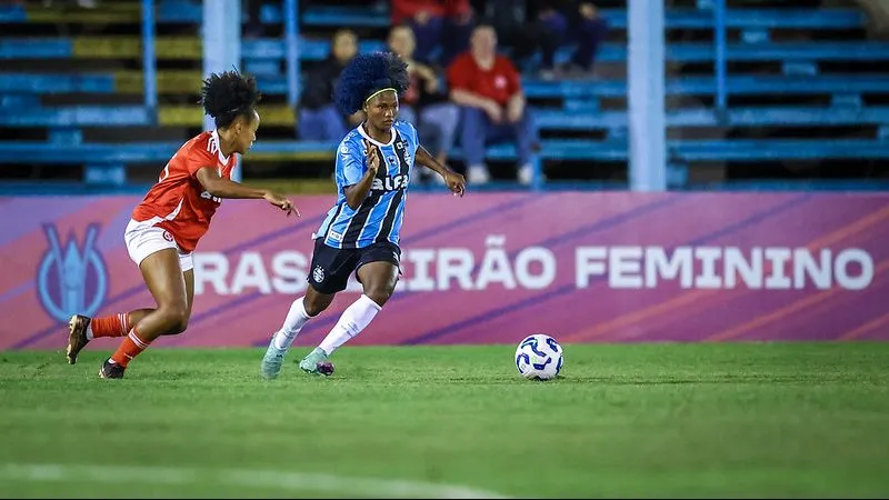 Gre-Nal Feminino. Foto: Lucas Uebel/Grêmio