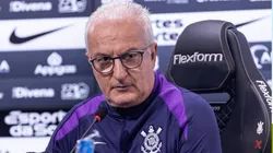 Dorival Jr não 'se esqueceu' do Flamengo em coletiva de apresentação no Corinthians e reacendeu polêmica - Foto: Rodrigo Coca/Ag. Corinthians