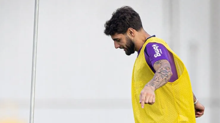 Yuri Alberto em treino do Corinthians - Foto: Reprodução/Instagram
