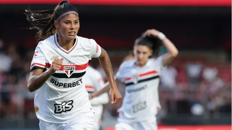 Jogadoras São Paulo. Foto: Marcello Zambrana/AGIF