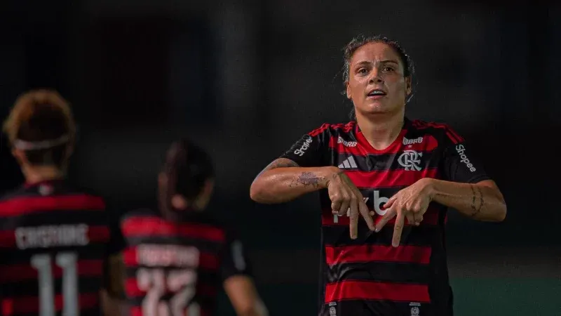 Glaucia jogadora do Flamengo Feminino
