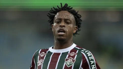 Keno, jogador do Fluminense, durante partida contra a Aparecidense, pela Copa Betano do Brasil. Foto: Jorge Rodrigues/AGIF.