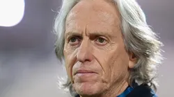 Jorge Jesus durante partida entre Al-Shabab e Al-Hilal, pelo Campeonato Saudita. Foto: Yasser Bakhsh