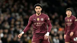 Omar Marmoush em partida pelo Manchester City. Foto: MARTIN DALTON / Alamy Stock Photo