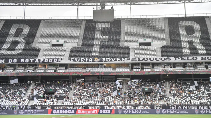 Torcida do Botafogo no Estádio Nilton Santos - Foto: Thiago Ribeiro/AGIF