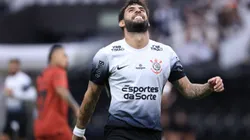 SP - SAO PAULO - 19/04/2025 - BRASILEIRO A 2025, CORINTHIANS X SPORT - Yuri Alberto jogador do Corinthians lamenta durante partida contra o Sport no estadio Arena Corinthians pelo campeonato Brasileiro A 2025. Foto: Marcello Zambrana/AGIF