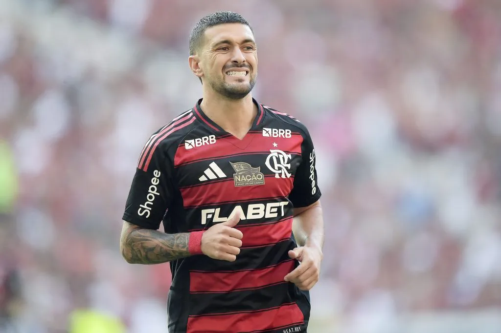 Arrascaeta é um dos principais jogadores do Flamengo – Foto: Alexandre Loureiro/AGIF
