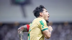 CE - FORTALEZA - 30/04/2025 - COPA DO BRASIL 2025, CEARA X PALMEIRAS - Gustavo Gomez jogador do Palmeiras comemora seu gol durante partida contra o Ceara no estadio Arena Castelao pelo campeonato Copa Do Brasil 2025. Foto: Baggio Rodrigues/AGIF