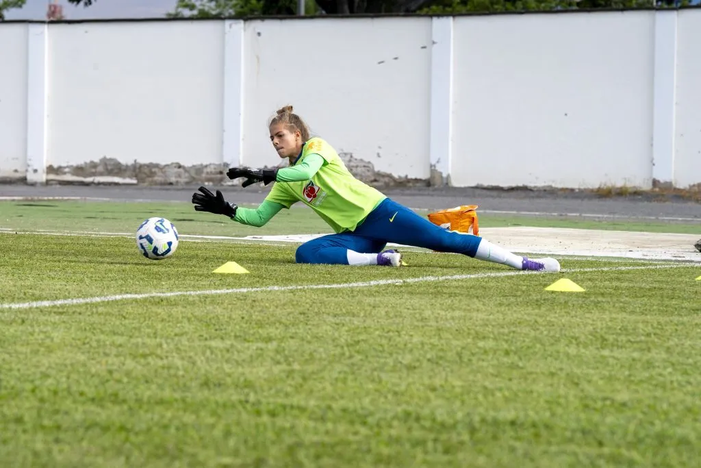 Goleira Sub-17. Foto: Nelson Terme/CBF