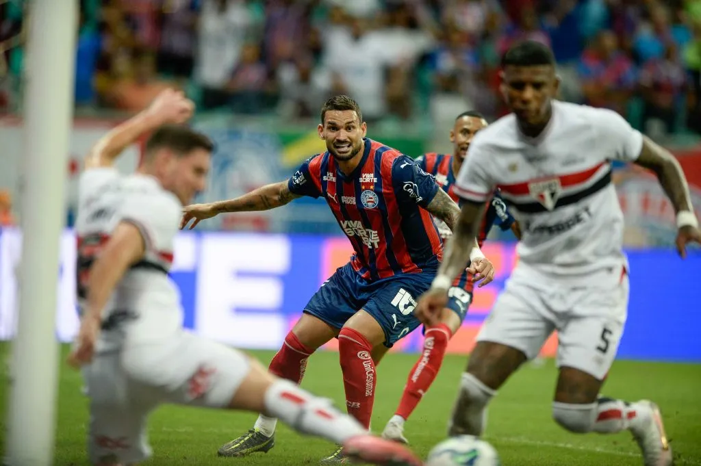 SPFC não conseguiu desbancar o Bahia. Foto: Jhony Pinho/AGIF